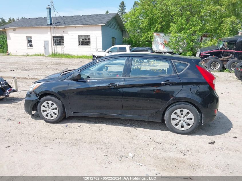 2015 Hyundai Accent Gl VIN: KMHCT5AEXFU227186 Lot: 12012762