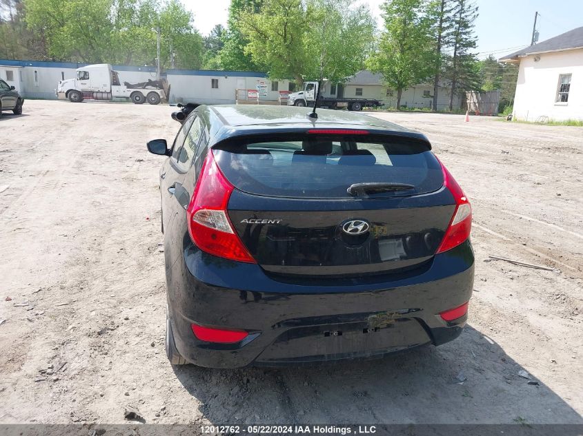 2015 Hyundai Accent Gl VIN: KMHCT5AEXFU227186 Lot: 12012762