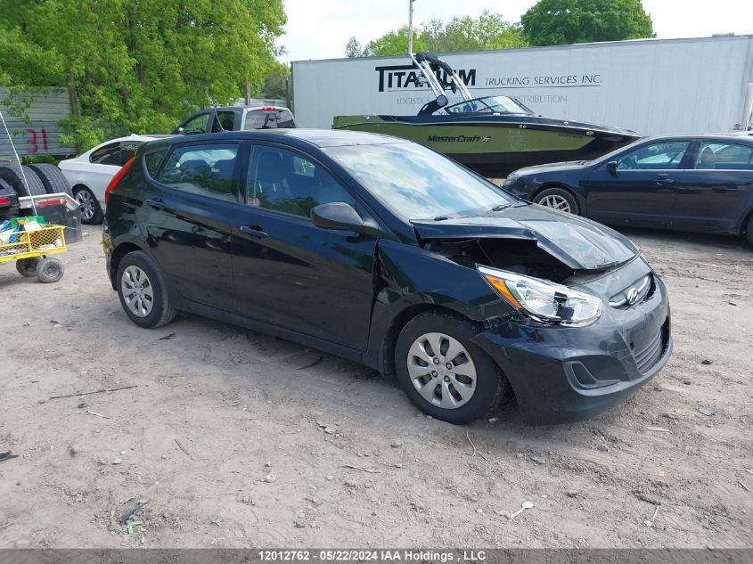 2015 Hyundai Accent Gl VIN: KMHCT5AEXFU227186 Lot: 12012762