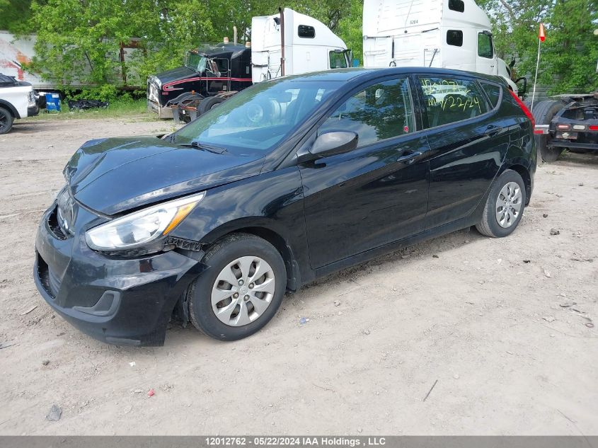 2015 Hyundai Accent Gl VIN: KMHCT5AEXFU227186 Lot: 12012762