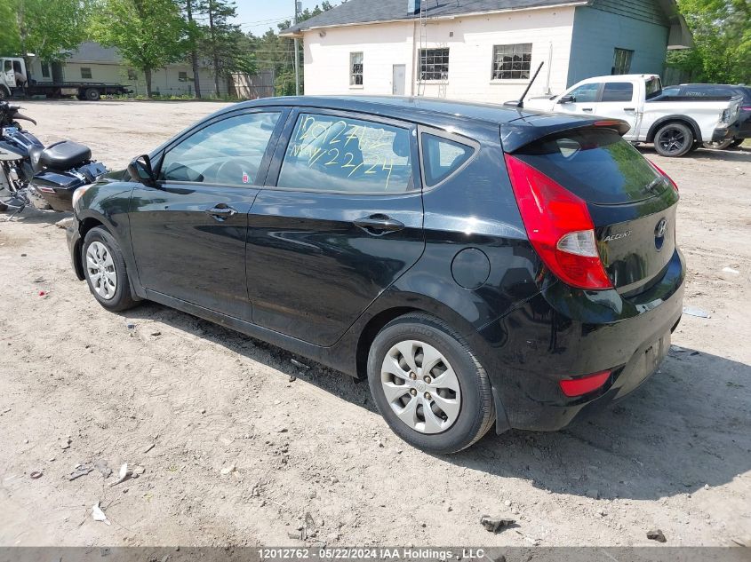 2015 Hyundai Accent Gl VIN: KMHCT5AEXFU227186 Lot: 12012762