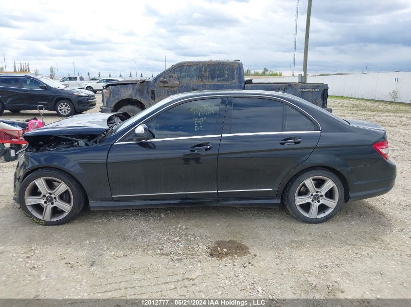 2009 Mercedes-Benz C-Class VIN: WDDGF81X19F233392 Lot: 12012777