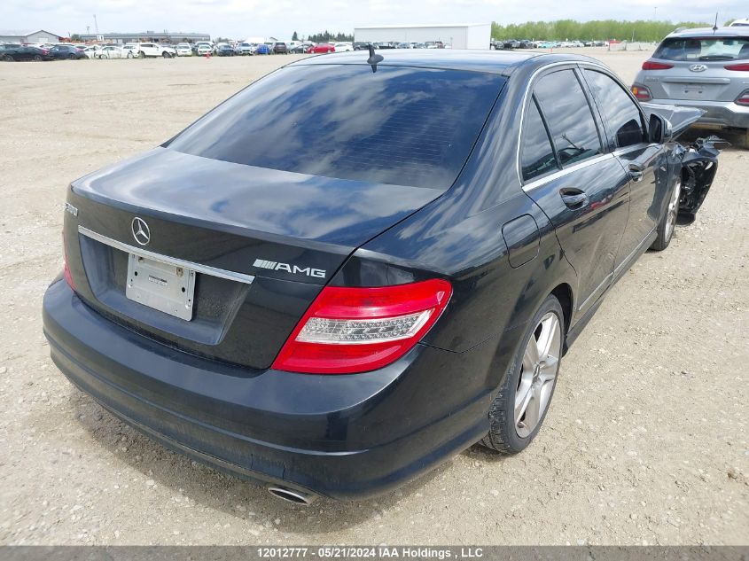 2009 Mercedes-Benz C-Class VIN: WDDGF81X19F233392 Lot: 12012777