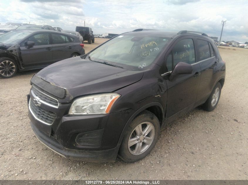 2015 Chevrolet Trax VIN: 3GNCJLSBXFL254943 Lot: 12012779