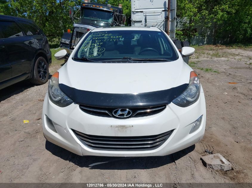 2012 Hyundai Elantra VIN: 5NPDH4AE4CH137297 Lot: 12012786