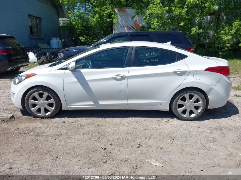 2012 Hyundai Elantra VIN: 5NPDH4AE4CH137297 Lot: 12012786