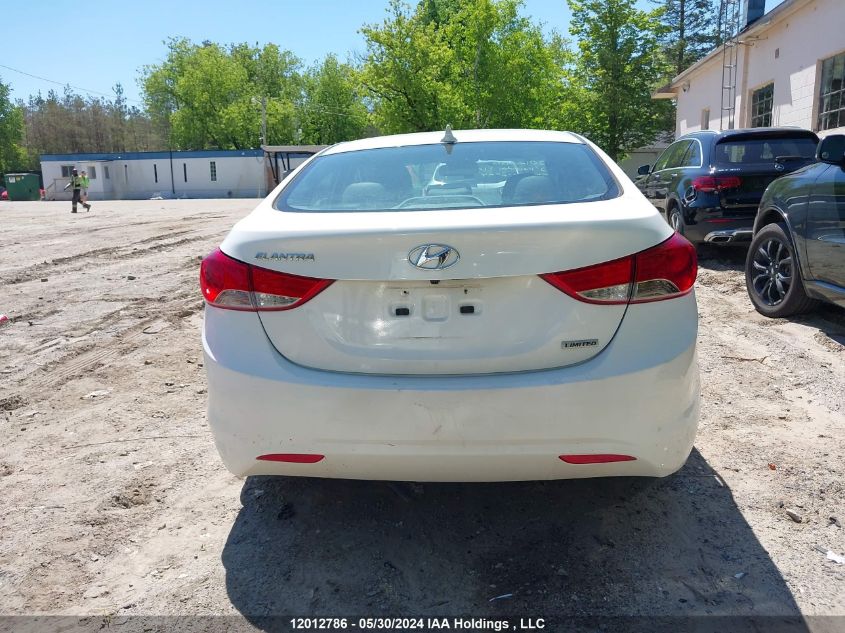 2012 Hyundai Elantra VIN: 5NPDH4AE4CH137297 Lot: 12012786