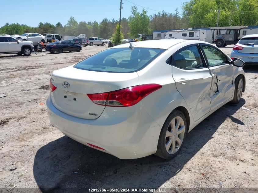 2012 Hyundai Elantra VIN: 5NPDH4AE4CH137297 Lot: 12012786