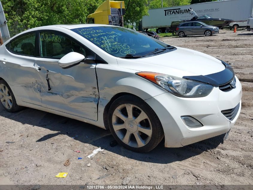 2012 Hyundai Elantra VIN: 5NPDH4AE4CH137297 Lot: 12012786