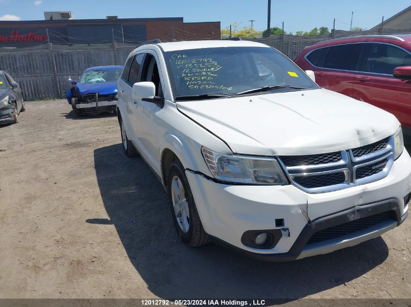 2012 Dodge Journey Sxt VIN: 3C4PDCCGXCT135653 Lot: 12012792