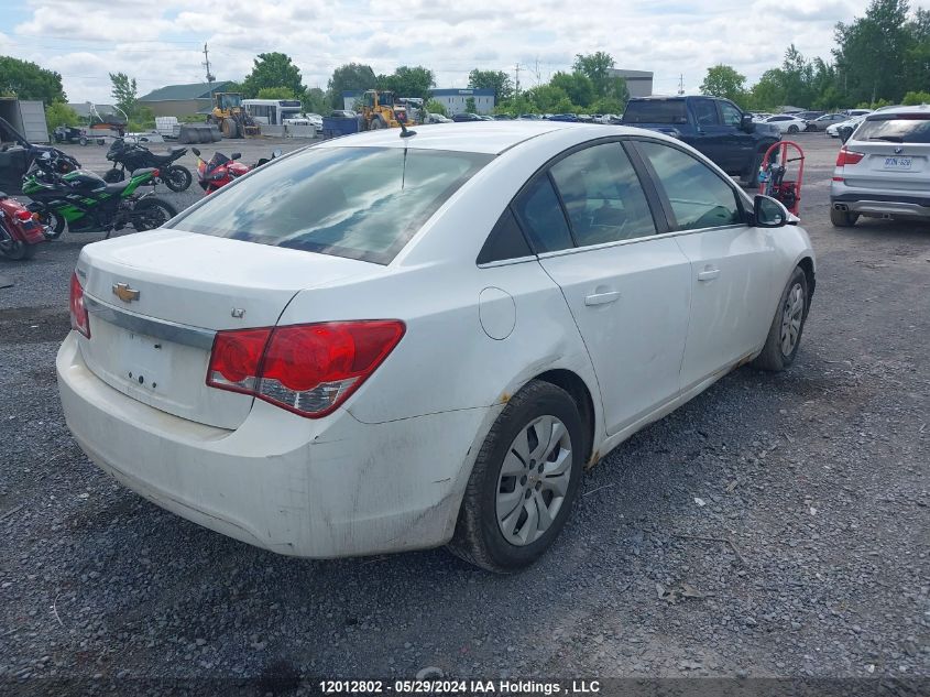 2013 Chevrolet Cruze Lt VIN: 1G1PC5SB6D7186277 Lot: 12012802