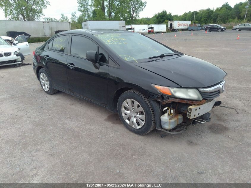 2012 Honda Civic Lx VIN: 2HGFB2E4XCH046786 Lot: 12012807