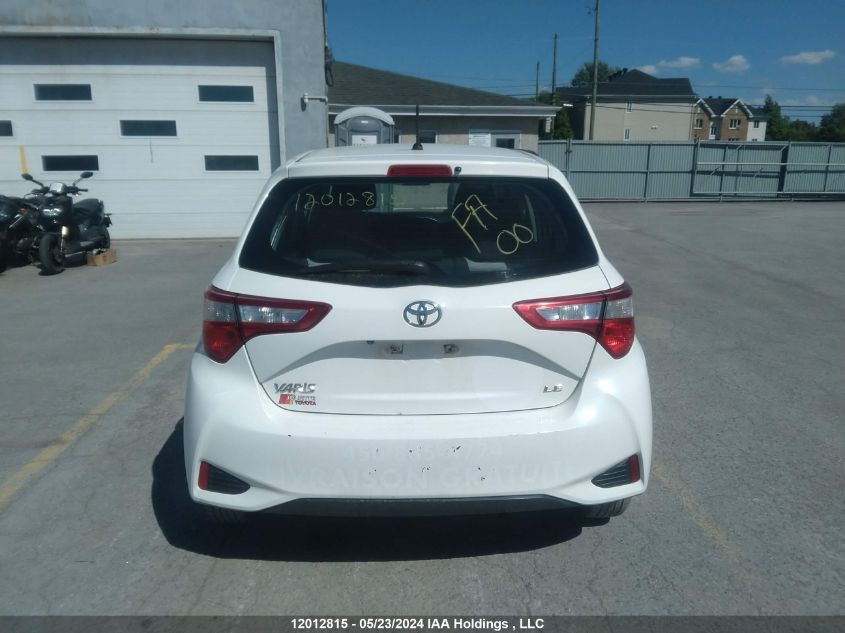 2019 Toyota Yaris Le/Se VIN: VNKKTUD35KA103107 Lot: 12012815