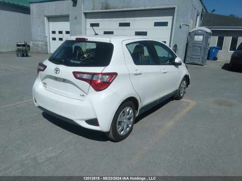 2019 Toyota Yaris Le/Se VIN: VNKKTUD35KA103107 Lot: 12012815