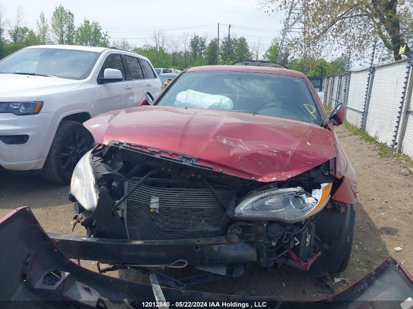 2012 Chrysler 200 Lx VIN: 1C3CCBAB3CN244897 Lot: 12012840