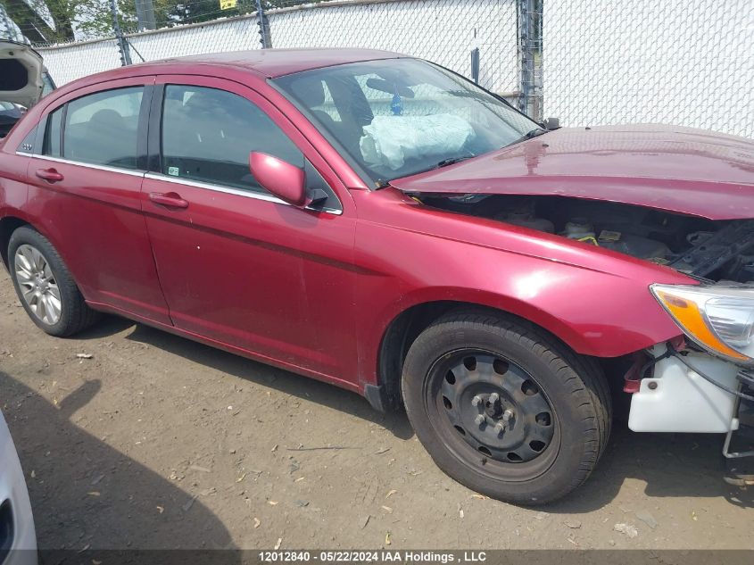 2012 Chrysler 200 Lx VIN: 1C3CCBAB3CN244897 Lot: 12012840