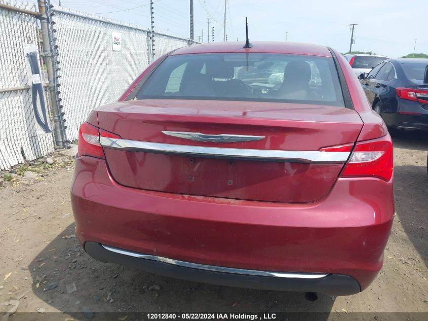 2012 Chrysler 200 Lx VIN: 1C3CCBAB3CN244897 Lot: 12012840