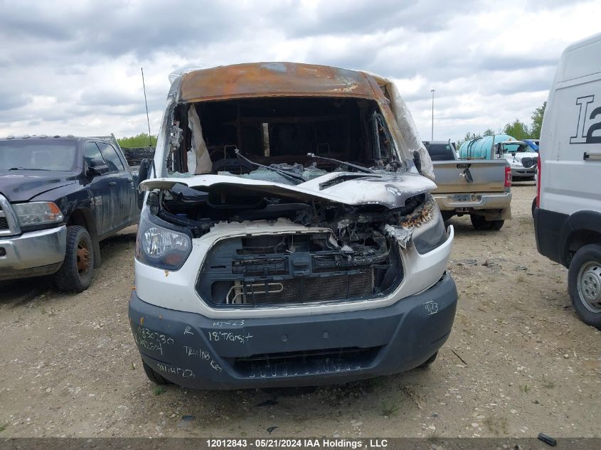 2018 Ford Transit Van VIN: 1FTYR2CMXJKA82554 Lot: 12012843