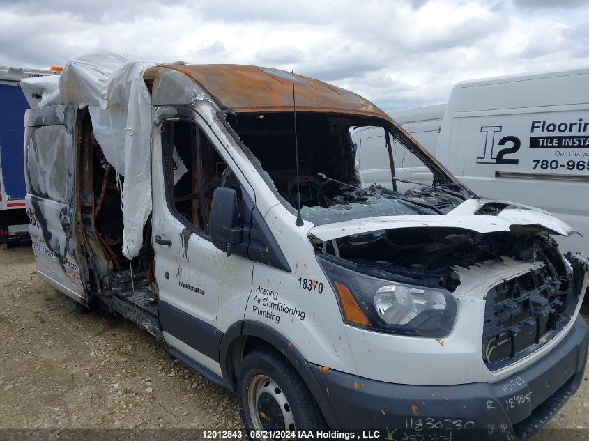 2018 Ford Transit Van VIN: 1FTYR2CMXJKA82554 Lot: 12012843