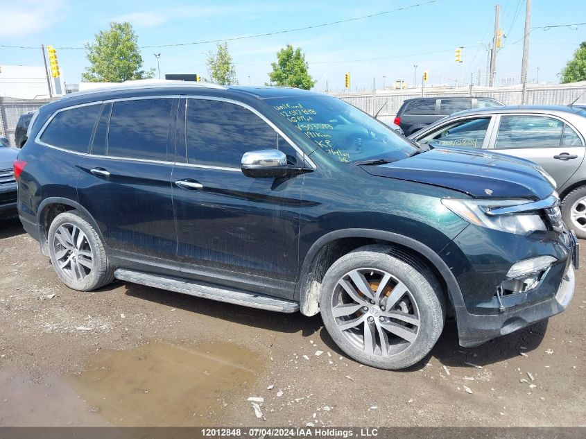 2016 Honda Pilot VIN: 5FNYF6H99GB503593 Lot: 12012848