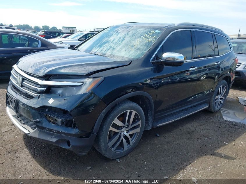 2016 Honda Pilot VIN: 5FNYF6H99GB503593 Lot: 12012848