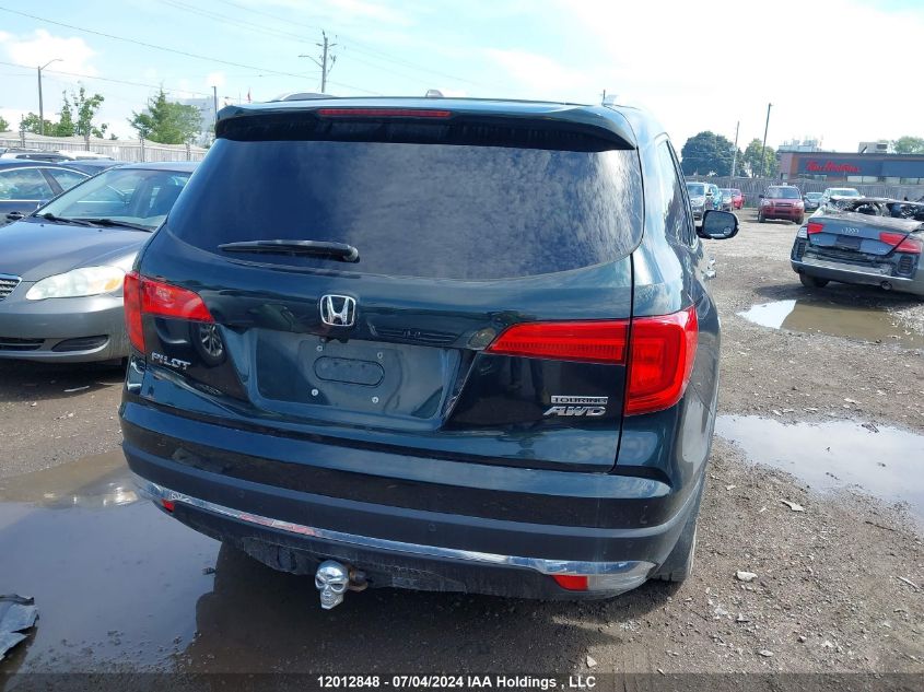 2016 Honda Pilot VIN: 5FNYF6H99GB503593 Lot: 12012848