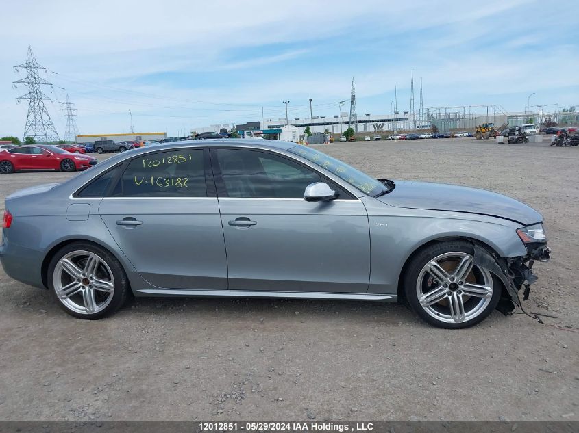 2010 Audi S4 Premium Plus VIN: WAUDGCFLXAA163182 Lot: 12012851