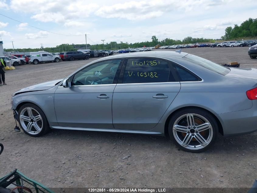 2010 Audi S4 Premium Plus VIN: WAUDGCFLXAA163182 Lot: 12012851