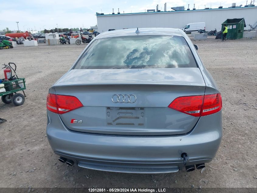 2010 Audi S4 Premium Plus VIN: WAUDGCFLXAA163182 Lot: 12012851