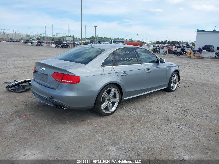 2010 Audi S4 Premium Plus VIN: WAUDGCFLXAA163182 Lot: 12012851