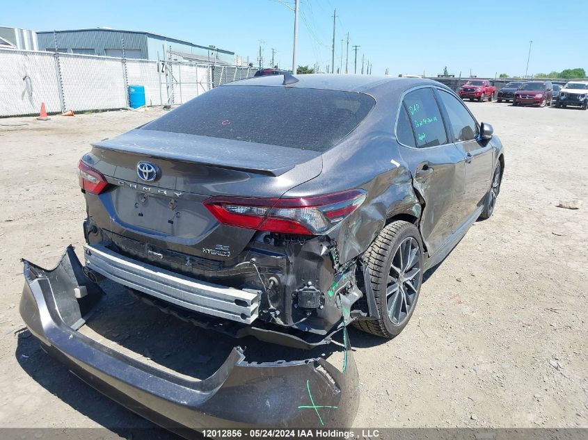 2022 Toyota Camry Hybrid Se VIN: 4T1B21HK0NU017858 Lot: 12012856