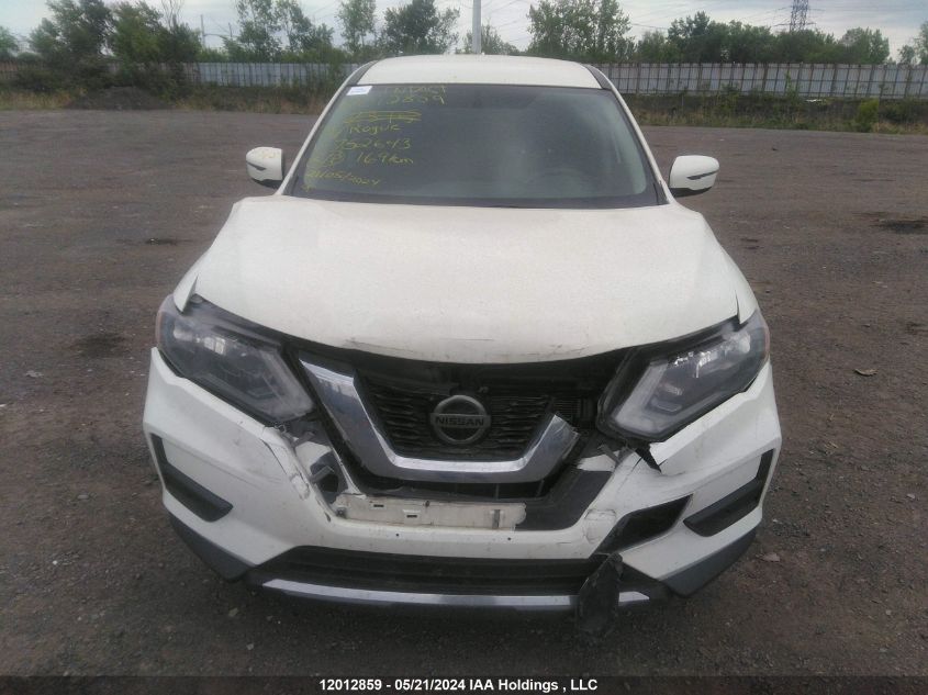 2019 Nissan Rogue VIN: 5N1AT2MV5KC752643 Lot: 12012859