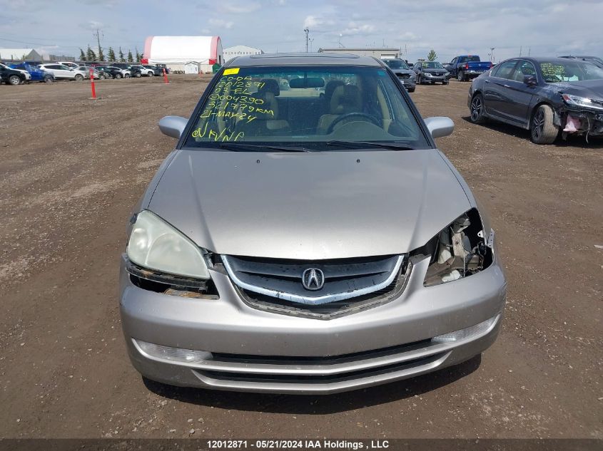 2003 Acura El VIN: 2HHES36883H004390 Lot: 12012871