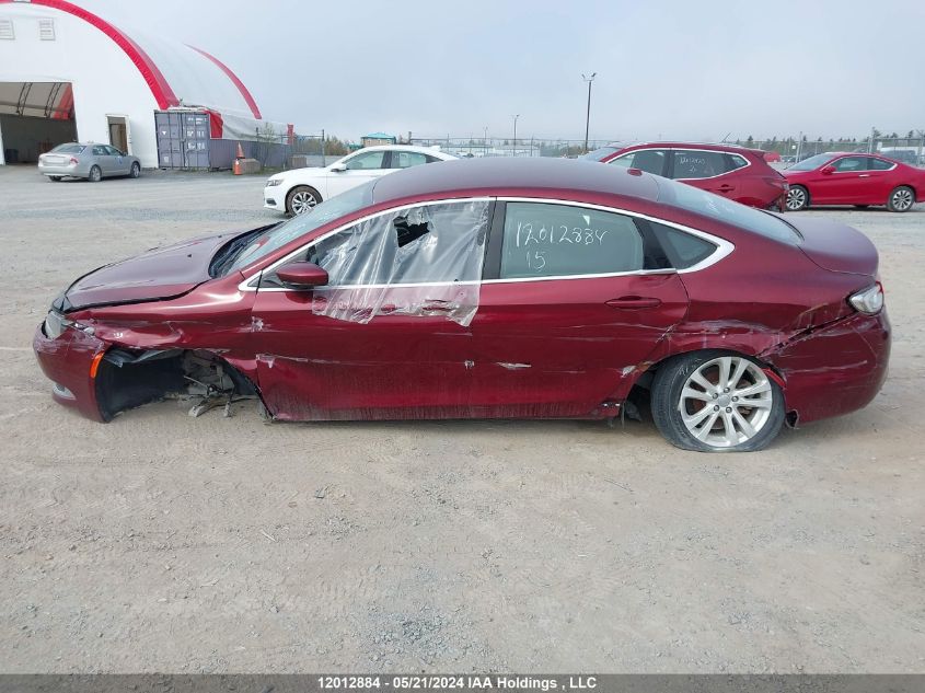 2015 Chrysler 200 Limited VIN: 1C3CCCAG2FN525370 Lot: 12012884