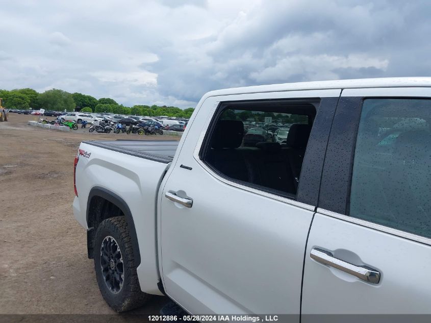 2022 Toyota Tundra Crewmax Limited VIN: 5TFJA5DB1NX021738 Lot: 12012886