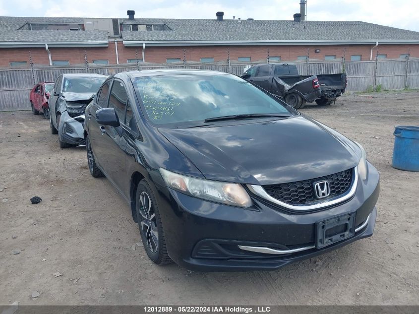 2013 Honda Civic VIN: 2HGFB2F56DH044414 Lot: 12012889