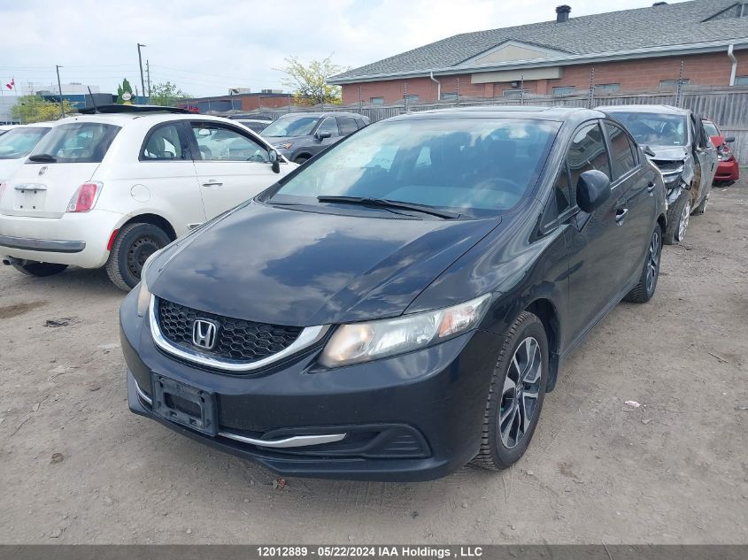 2013 Honda Civic VIN: 2HGFB2F56DH044414 Lot: 12012889