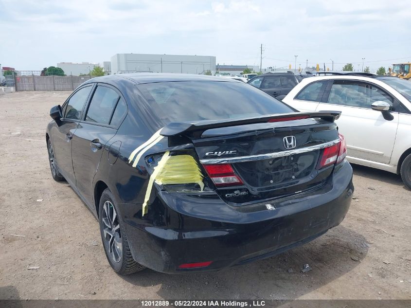 2013 Honda Civic VIN: 2HGFB2F56DH044414 Lot: 12012889