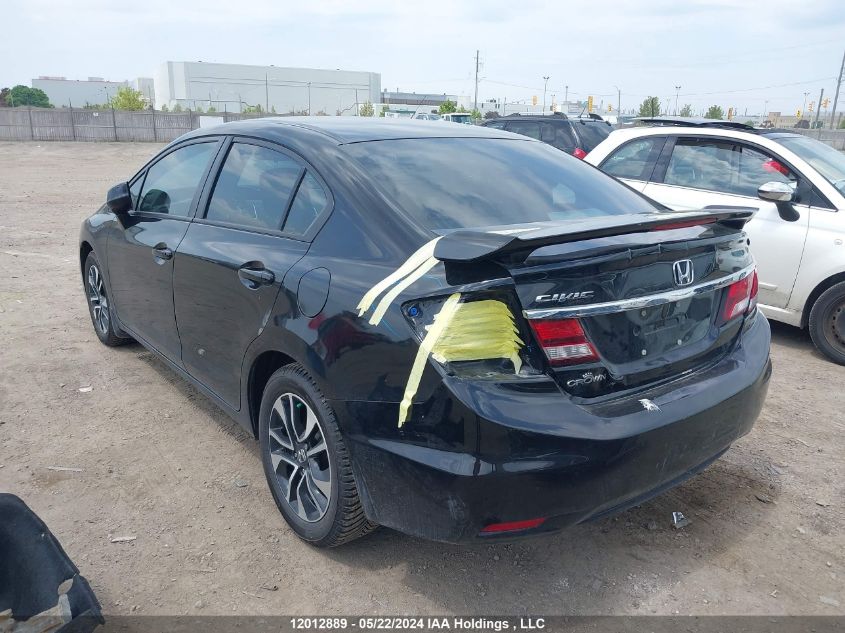 2013 Honda Civic VIN: 2HGFB2F56DH044414 Lot: 12012889