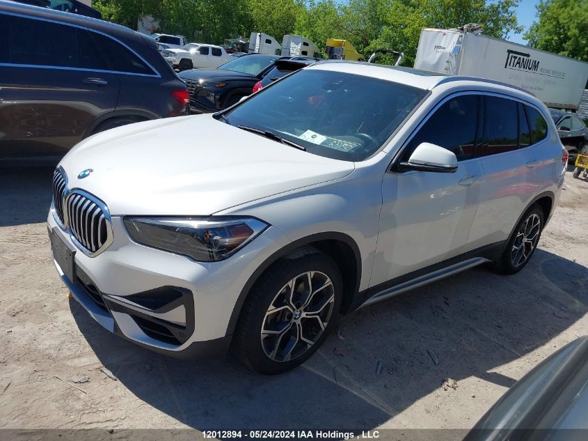 2020 BMW X1 VIN: WBXJG9C01L5N96844 Lot: 12012894