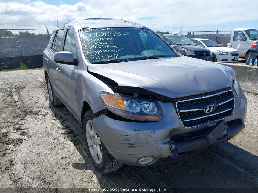 2007 Hyundai Santa Fe Se/Limited VIN: 5NMSH73E37H126302 Lot: 12012895