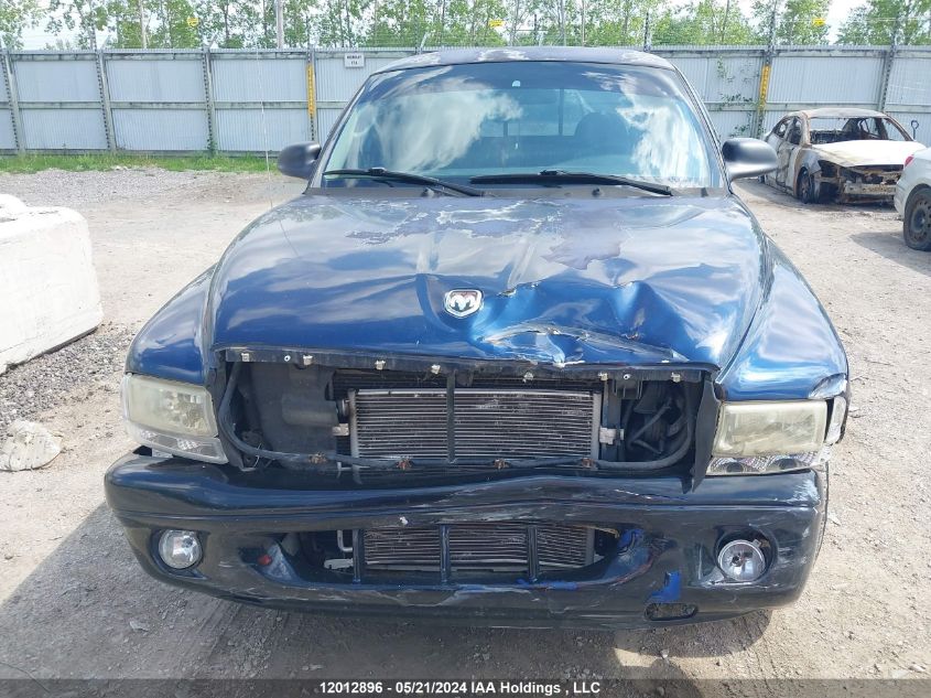 2002 Dodge Dakota VIN: 1B7GL12X32S553786 Lot: 12012896