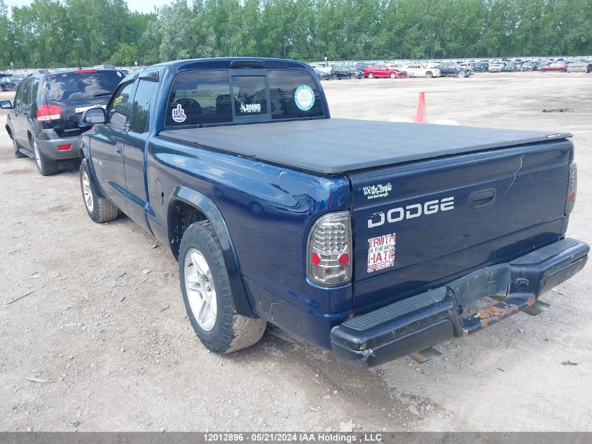 2002 Dodge Dakota VIN: 1B7GL12X32S553786 Lot: 12012896