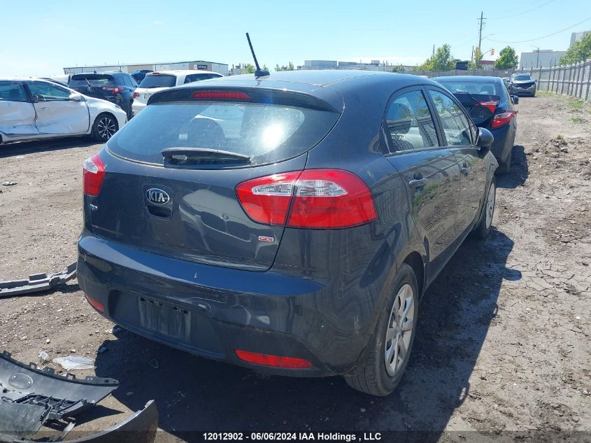 2015 Kia Rio VIN: KNADM5A33F6715899 Lot: 12012902