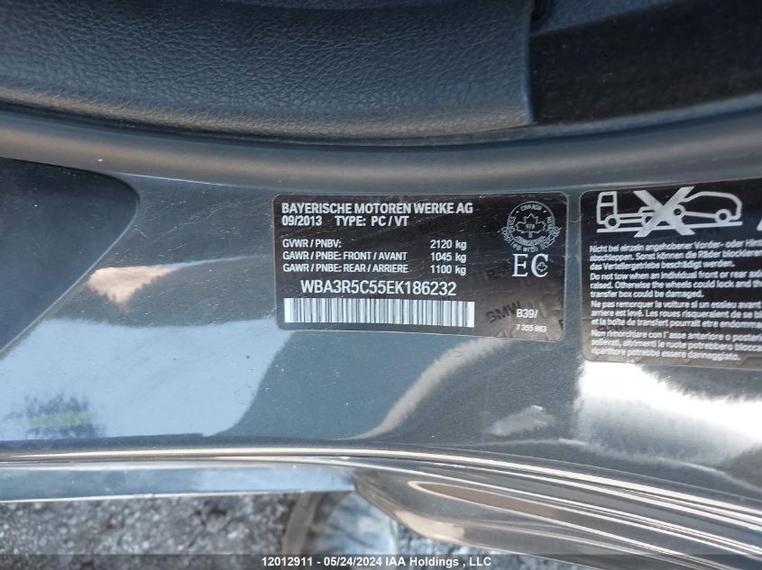 WBA3R5C55EK186232 2014 BMW 4 Series 435I xDrive