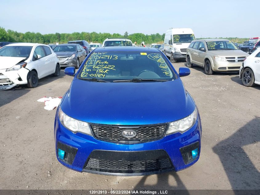 2013 Kia Forte Koup VIN: KNAFW6A30D5665622 Lot: 12012913