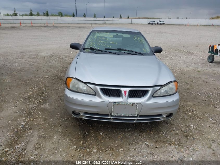 2005 Pontiac Grand Am Se VIN: 1G2NE52E25M143761 Lot: 12012917