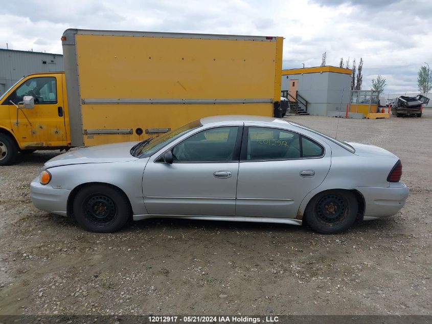 2005 Pontiac Grand Am Se VIN: 1G2NE52E25M143761 Lot: 12012917