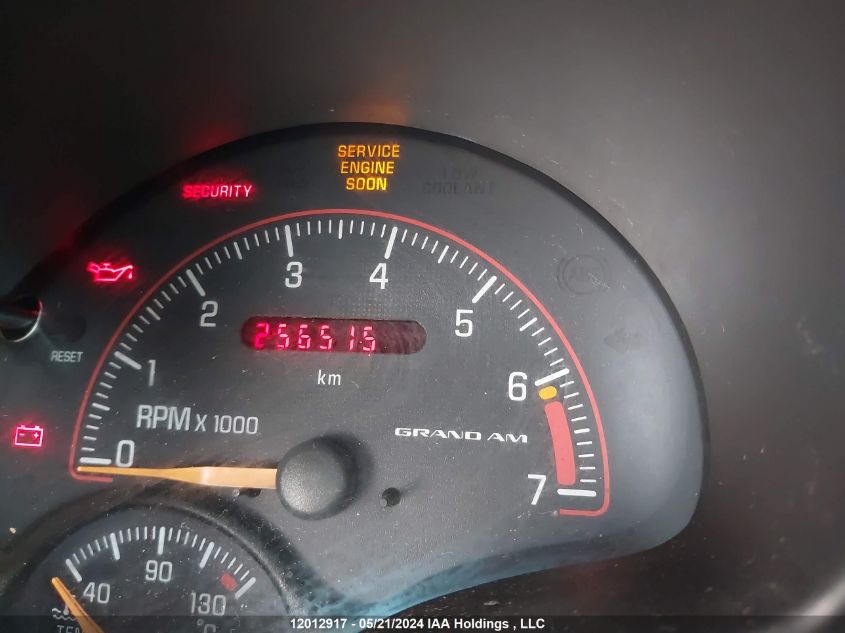 2005 Pontiac Grand Am Se VIN: 1G2NE52E25M143761 Lot: 12012917