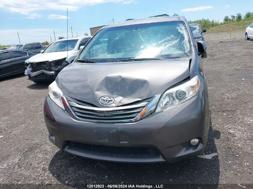 2012 Toyota Sienna Xle 7 Passenger VIN: 5TDYK3DC0CS211607 Lot: 12012923